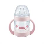 Nuk First Choice Nature Sense Learner Bottle με λαβές 6-18m 150ml - ΡΟΖ