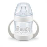 Nuk First Choice Nature Sense Learner Bottle με λαβές 6-18m 150ml - ΓΚΡΙ