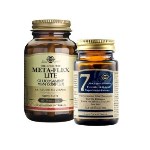 Solgar Promo Meta-Flex Lite Glucosamine MSM Complex 60caps & No7 Sample 7caps Free