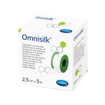 HARTMANN Omnisilk Αυτοκόλλητες ταινίες από συνθετικό μετάξι 2.5cm x 5m