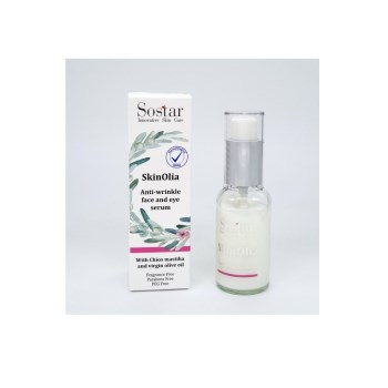 Sostar SkinOlia Anti-wrinkle Face and Eye Serum Σχινελιά Αντιρυτιδικός Ορός Προσώπου και Ματιών 30ml