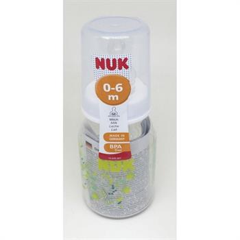 Nuk Classic Μπιμπερό Πολυπροπυλενίου Θηλή Καουτσούκ 0-6m 110ml