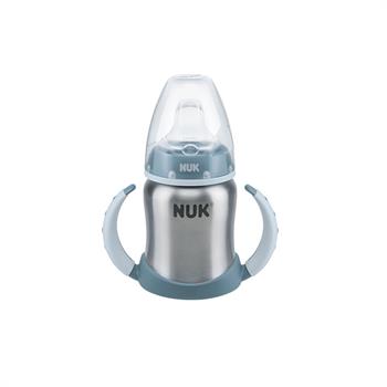 Nuk First Choice Ανοξείδωτο Μπιμπερό Εκπαίδευσης 6-18m 125ml - ΜΠΛΕ