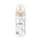 Nuk First Choice+ PP Μπιμπερό με Θηλή Latex 300ml - ΑΣΠΡΟ ΛΑΓΟΣ