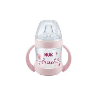 Nuk Beach Nature Sense Learner Bottle 6-18m 150ml - ΡΟΖ