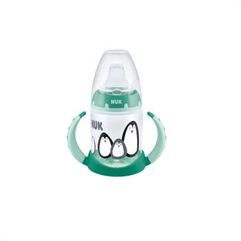 Nuk First Choice Learner Bottle Penguins 6-18m 150ml - ΠΡΑΣΙΝΟ