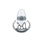 Nuk First Choice Learner Bottle Penguins 6-18m 150ml - ΓΚΡΙ