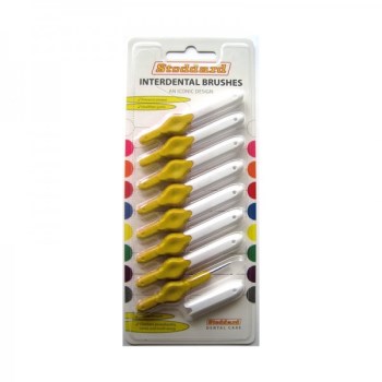 STODDARD INTERDENTAL BRUSH Μεσοδόντια Βουρτσάκια ORIGINAL (ΚΙΤΡΙΝΟ) FINE 0.7MM 8ΤΜΧ