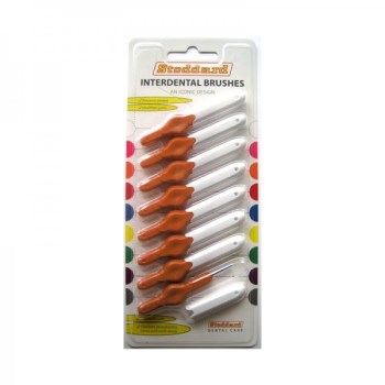 STODDARD INTERDENTAL BRUSH Μεσοδόντια Βουρτσάκια ORIGINAL (ΠΟΡΤΟΚΑΛΙ) XXX-FINE 0.45MM 8ΤΜΧ