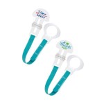 Mam I Love Mummy & Daddy Clip Set Κορδέλα Στήριξης Πιπίλας 2τμχ