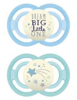 MAM Perfect Night Πιπίλα Σιλικόνης 6-16M+ 2 Τεμάχια