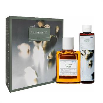 Korres The Fragrance Set Saffron Spices Eau De Toilette 50ml & Showergel 250ml