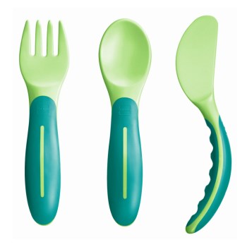 Mam Baby's Cutlery Πιρουνάκι, Κουταλάκι & Μαχαιράκι 6m+ 3 τεμάχια