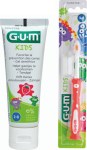 GUM 901 Promo Kids Touthbrush Red 3-6 Years & Kids Toothpaste Strawberry 50ml