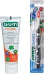 GUM 902 Promo Junior Touthbrush 7-9 Years Black + Gum Junior Toothpaste Tutti Frutti 7+Years 50ml
