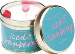 Bomb Cosmetics Κερί ICED CRANBERRY TIN CANDLE