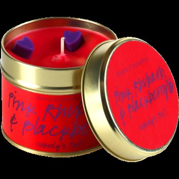 Bomb Cosmetics Κερί PINK RHUBARB & BLACKBERRY TIN CANDLE