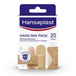 Hansaplast Hand Mix Pack Πακέτο Επιθεμάτων με 5 Διαφορετικά Μεγέθη, 20τεμ
