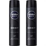 Nivea Men Deep Dry + Clean Feel 48h Anti-perspirant Spray 2 x 150ml