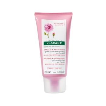 Klorane Soothing & Anti-Irritating Gel Conditioner με Παιωνία για το ερεθισμένο & ευαίσθητο τριχωτό της κεφαλής 150ml
