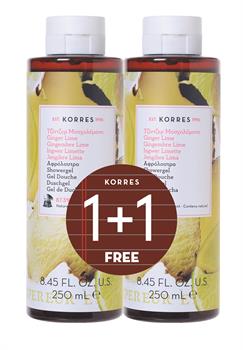 Korres Ginger Lime Showergel 2x250ml