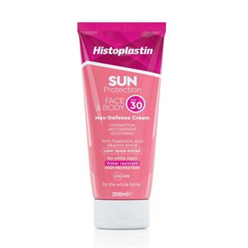 Heremco Histoplastin Sun Protection Face & Body Max Defense Cream SPF30+ Αντηλιακό για Πρόσωπο και Σώμα 200ml+