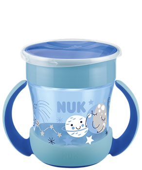 Nuk Evolution Mini Magic Cup Με Χείλος Και Καπάκι  6m+ Night 160ml - ΜΠΛΕ