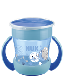 Nuk Evolution Mini Magic Cup Με Χείλος Και Καπάκι  6m+ Night 160ml - ΜΠΛΕ