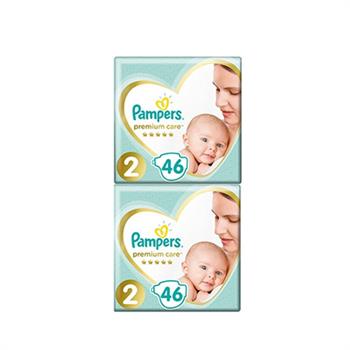 Pampers Premium Care No2 4-8kg 2x46τμχ