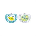 NUK Fruits Freestyle Πιπίλα 0-6μ 2 τμχ - ΜΠΛΕ