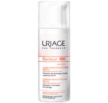 Uriage Bariesun 100 Extreme Protective Fluid SPF50+, Αντιηλιακή Λεπτόρευστη Κρέμα Για Δέρμα Δυσανεκτικό Στον Ήλιο, 50ml