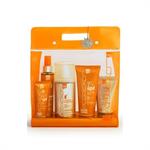 InterMed Luxurious Sunscreen Cream SPF15 200ml, Face Cream SPF50 75ml, Dark Tanning Oil 200ml, After Sun Cooling Gel 150ml + Hydrating Antioxidant Mist 400ml