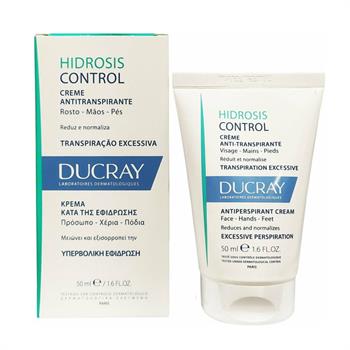 Ducray Hidrosis Creme Antitranspirante - Αποσμητική Kρέμα κατά της Εφίδρωσης Πρόσωπο Χέρια και Πόδια, 50ml