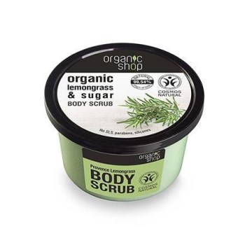 NATURA SIBERICA ORGANIC SHOP Scrub Σώματος Λεμονόχορτο & Ζάχαρη 250ml
