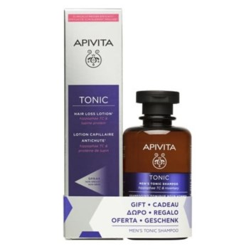 Apivita Πακέτο Προσφοράς Men's Tonic με Hair Loss Lotion Κατά της Τριχόπτωσης 150ml & Δώρο Τονωτικό Σαμπουάν για Άνδρες 250ml