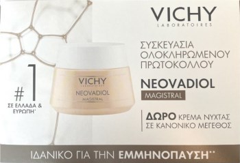Vichy Neovadiol Magistral 50ml, Eyes & Lips 15ml & Neovadiol Magistral Nuit 50ml