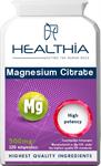 Healthia Magnesium Citrate 500mg Συμπλήρωμα Διατροφής Mε Κιτρικό Μαγνήσιο 120caps