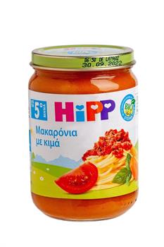 Hipp - Γέυμα μακαρόνια με κιμά και φρέσκια τομάτα 190gr