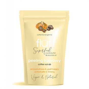 Fluff ``Tangerine-Coffee`` Dry Body Peeling 100gr - ξηρό peeling σώματος