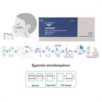 Joysbio SARS-Cov-2 Συσκευή Ταχείας Δοκιμής Αντιγόνου (Δείγμα Σάλιου), 1τεμ