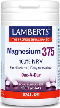Lamberts Magnesium 375 100% NRV 180 ταμπλέτες