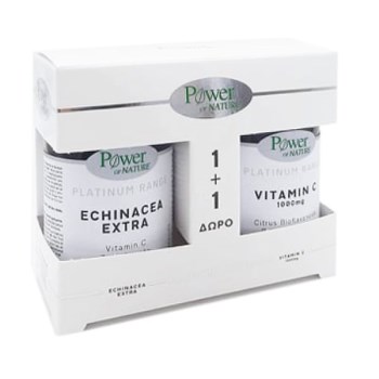 POWER HEALTH PROMO PLATINUM RANGE ECHINACEA EXTRA 30 CAPS + ΔΩΡΟ VITAMIN C 1000MG 20 TABS