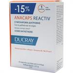 Ducray Anacaps Reactiv Συμπλήρωμα Διατροφής Κατά της Αντιδραστικής Τριχόπτωσης 30 Caps Promo -15%