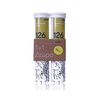 Korres Vitamin C 1000mg 18 Αναβράζοντα Δισκία 1+1 ΔΩΡΟ
