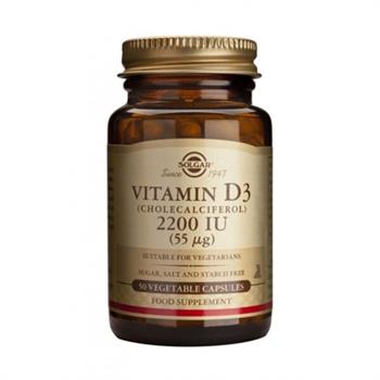 Solgar D3 2200iu 50 Κάψουλες