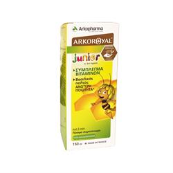 Arkopharma Arkoroyal Junior Σιρόπι Συμπλήρωμα Διατροφής Παιδικό με Σύμπλεγμα Βιταμινών Βασιλικό Πολτό150ml