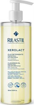 Rilastil Xerolact Cleansing Oil Protective and Anti-Irritation 350ml + 400ml Δώρο