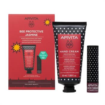 Apivita Apivita Promo Bee Protective Jasmine Κρέμα Χεριών Ενυδάτωσης με Γιασεμί & Πρόπολη 50ml & Lipcare Φραγκοστάφυλο 4.4.g