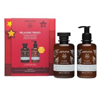 Apivita Promo Pure Jasmine Shower Gel Αφρόλουτρο Με Αιθέρια Έλαια 250ml & Pure Jasmine Γαλάκτωμα Σώματος Με Αιθέρια Έλαια 200ml