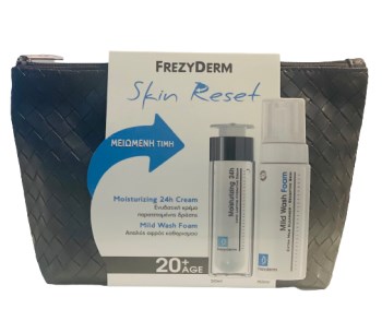 Frezyderm Promo Pack Moisturising 24h Cream Age 20+ Ενυδατική Κρέμα Προσώπου, 50ml & Mild Wash Foam Απαλός Αφρός Καθαρισμού, 150ml